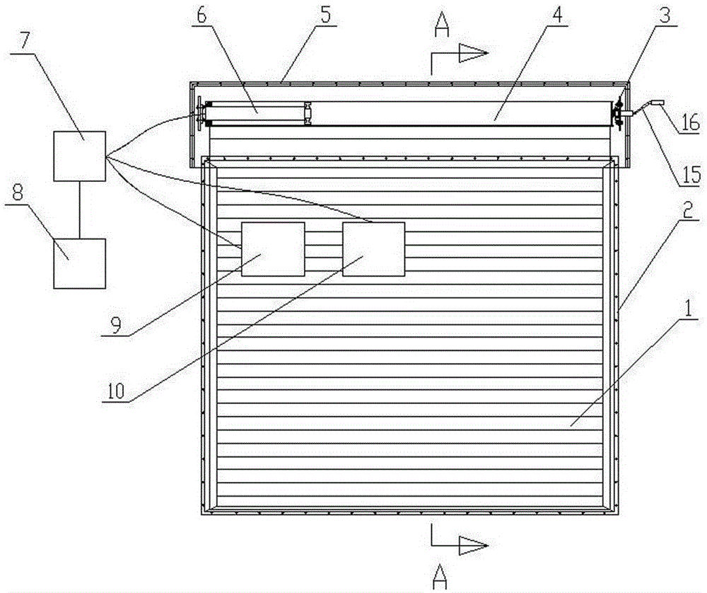 Roller shutter window for ship