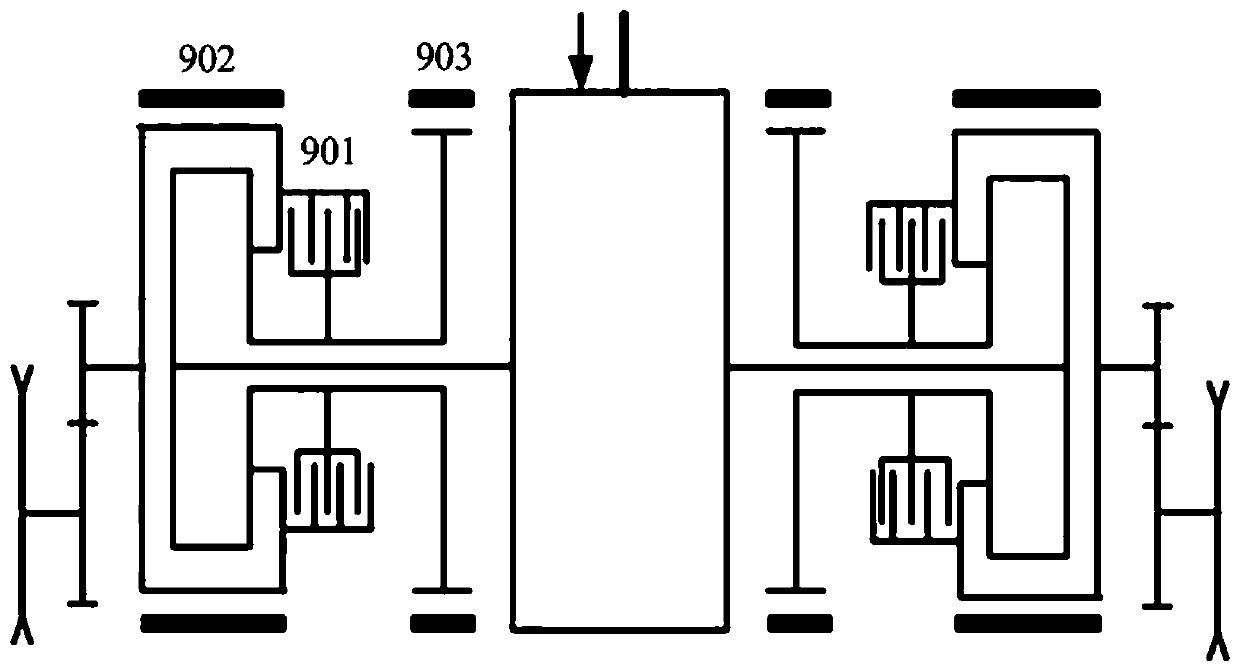 An unmanned vehicle steering system and method based on a two-stage planetary steering gear