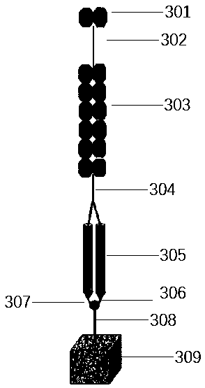 Seabed boundary layer observation device and laying and recovering method thereof