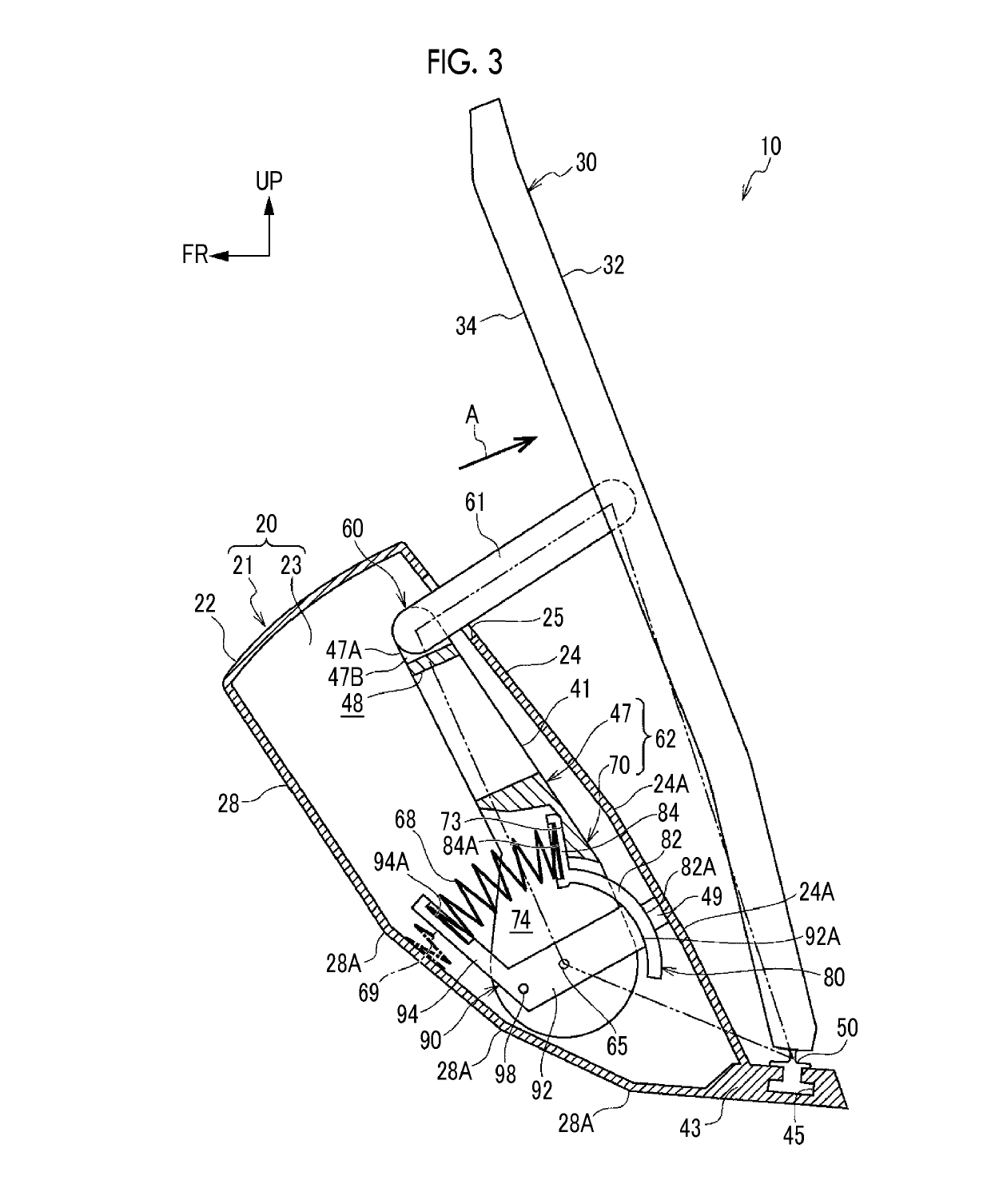 Vehicle pedal device