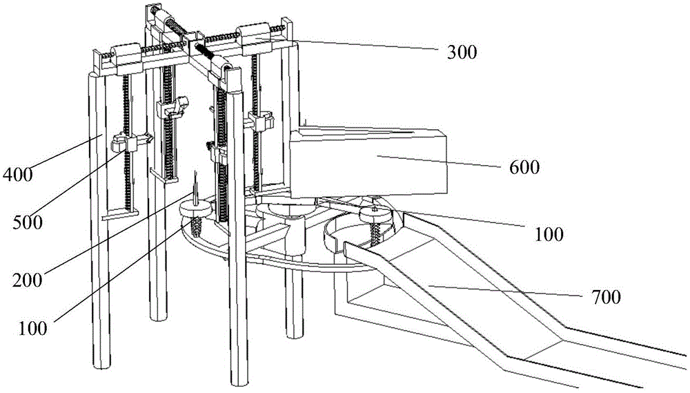 A grapefruit peeling machine