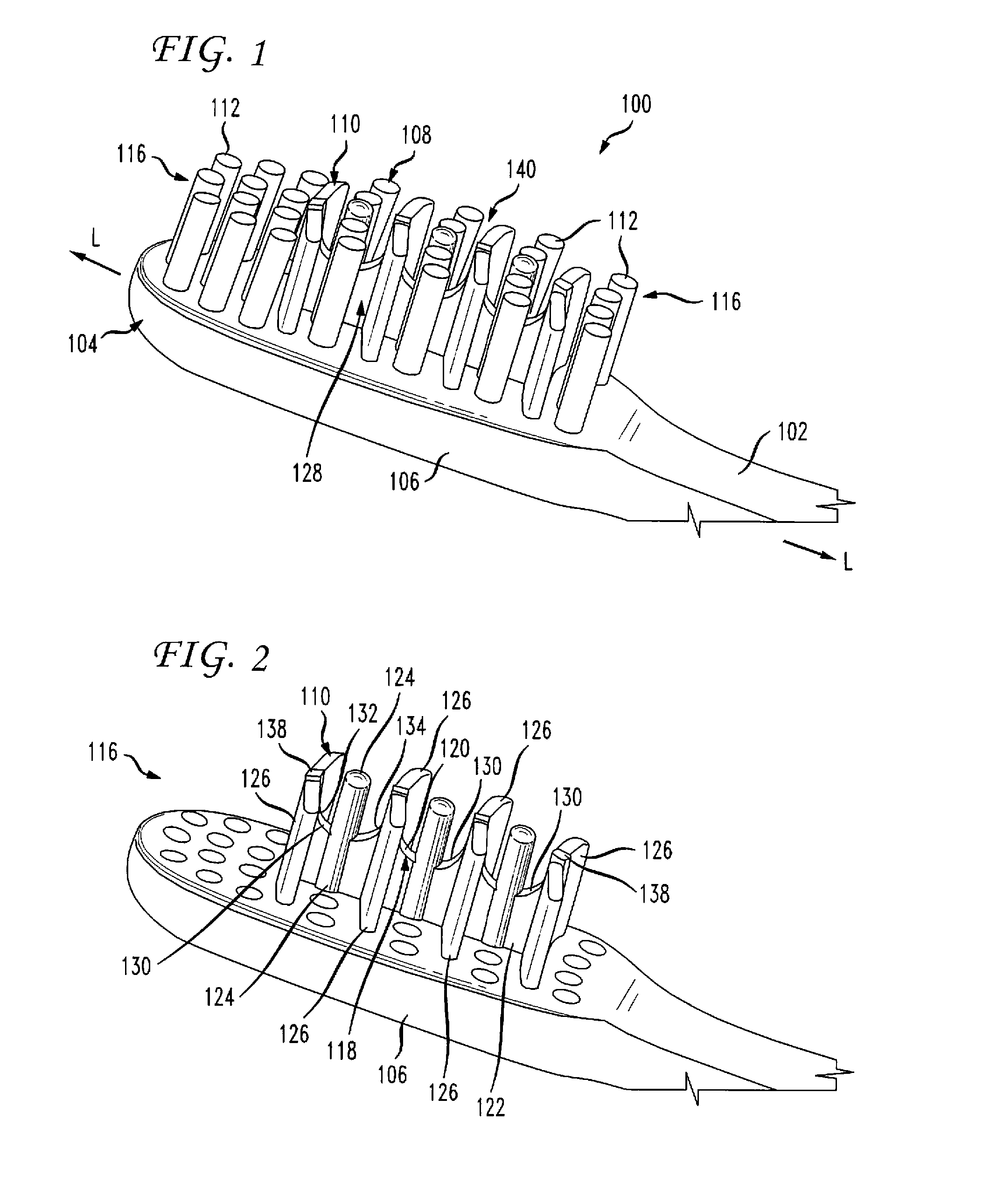 Oral Care Implement Having Tooth Whitening Elements