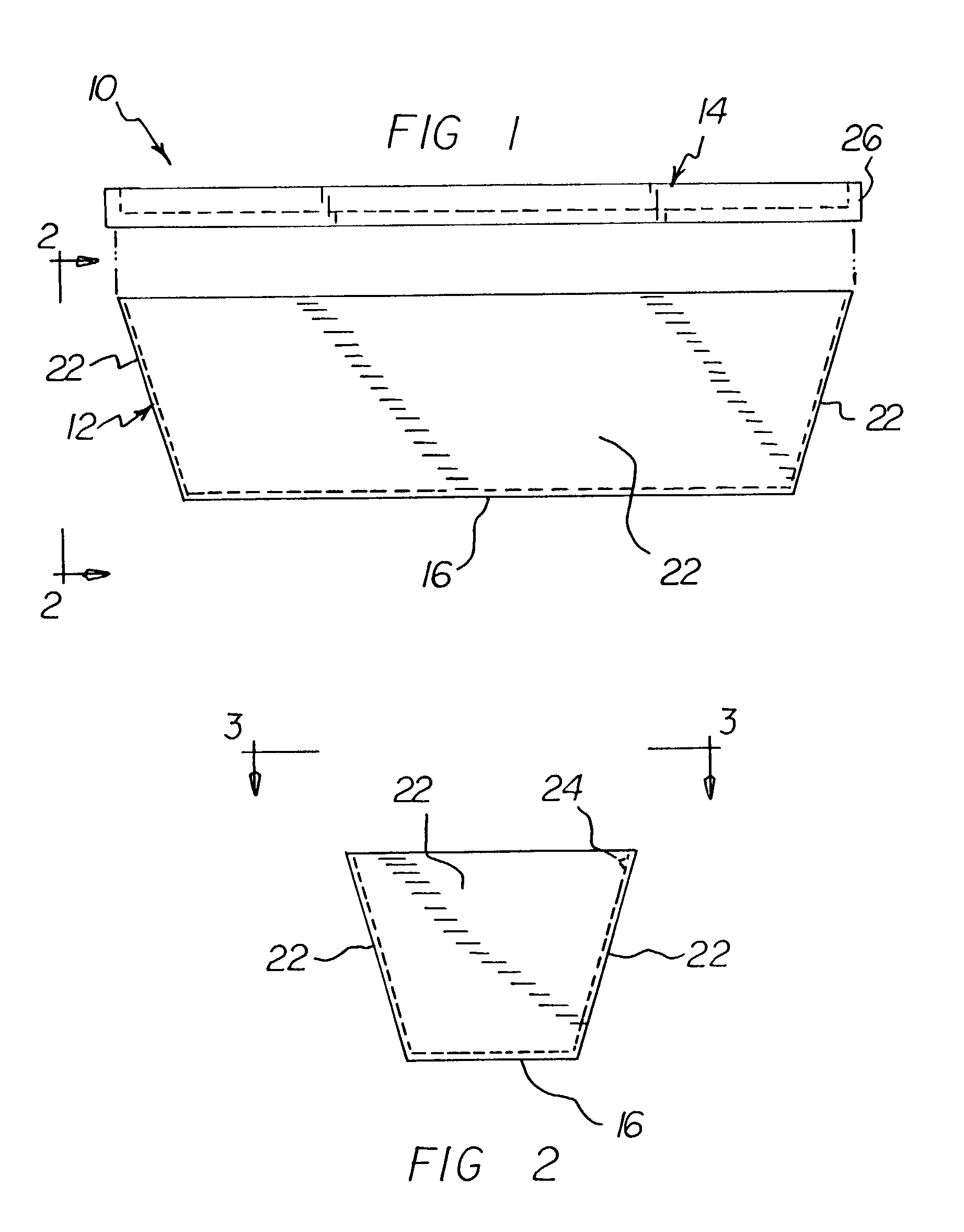 Wallboard mud container apparatus