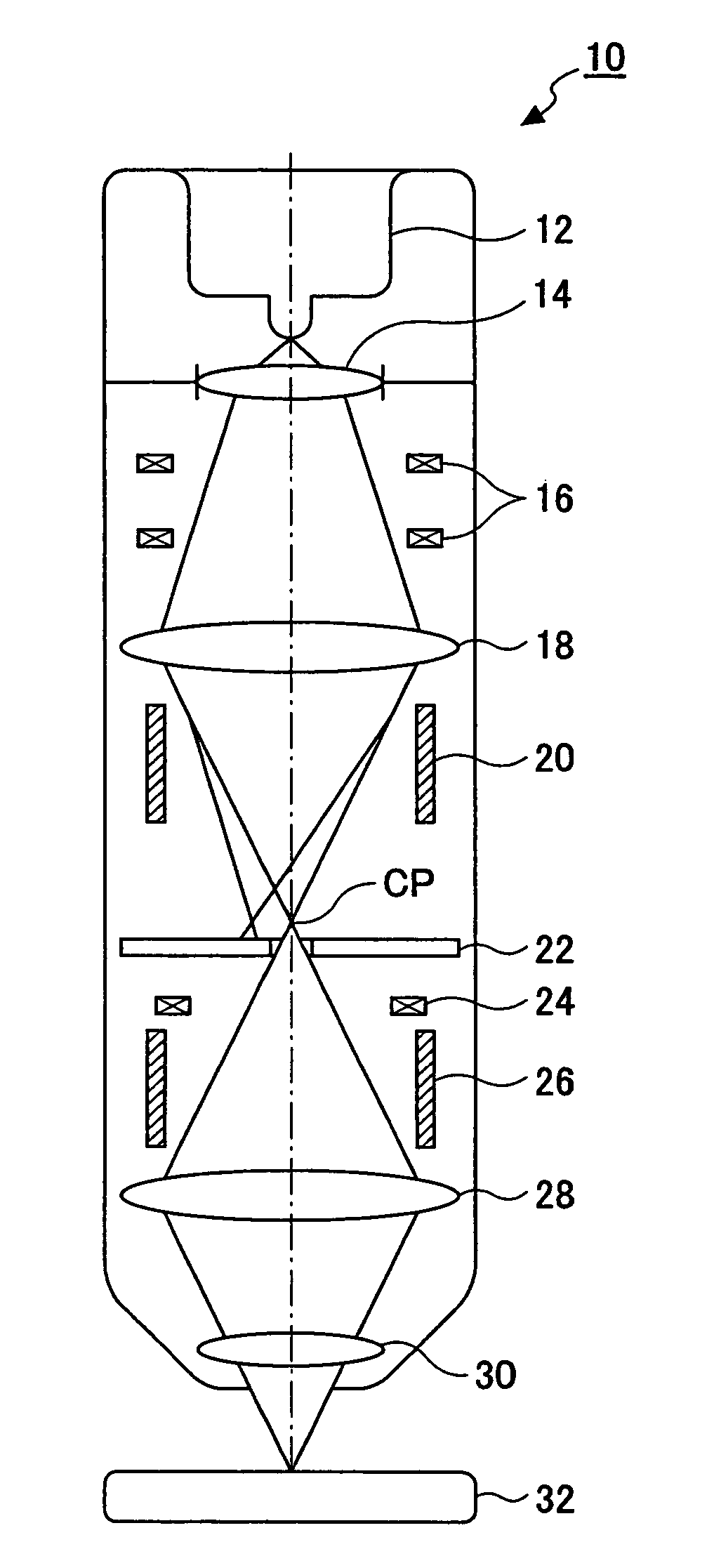 Electron beam applying apparatus and drawing apparatus