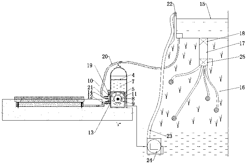 Traffic road cycle power generation system