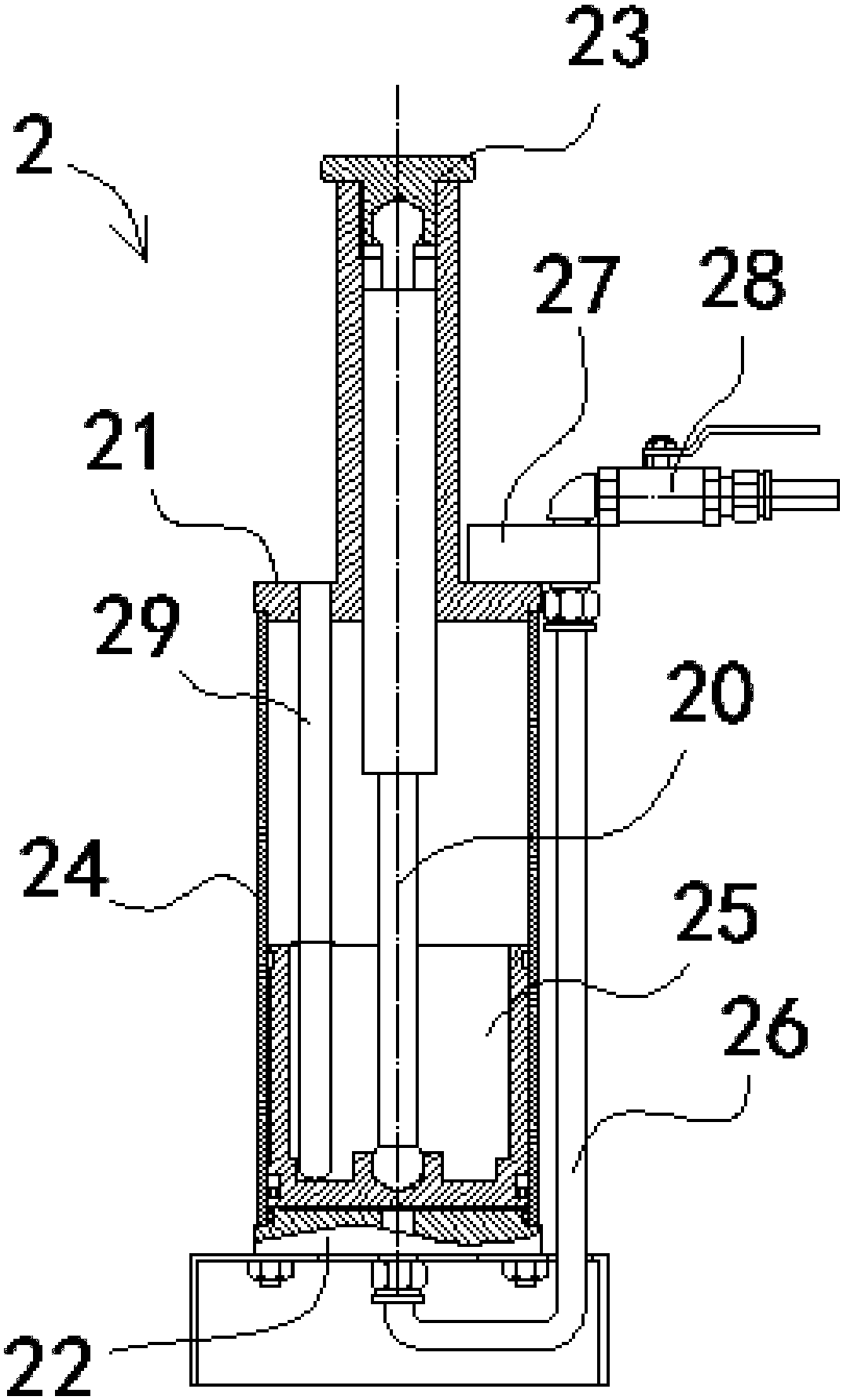 Portable energy storage oil storage tank and construction elevator butter lubrication complete set of equipment