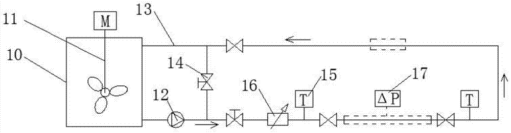 Phase change cooling research method of filling body in high-temperature deep well