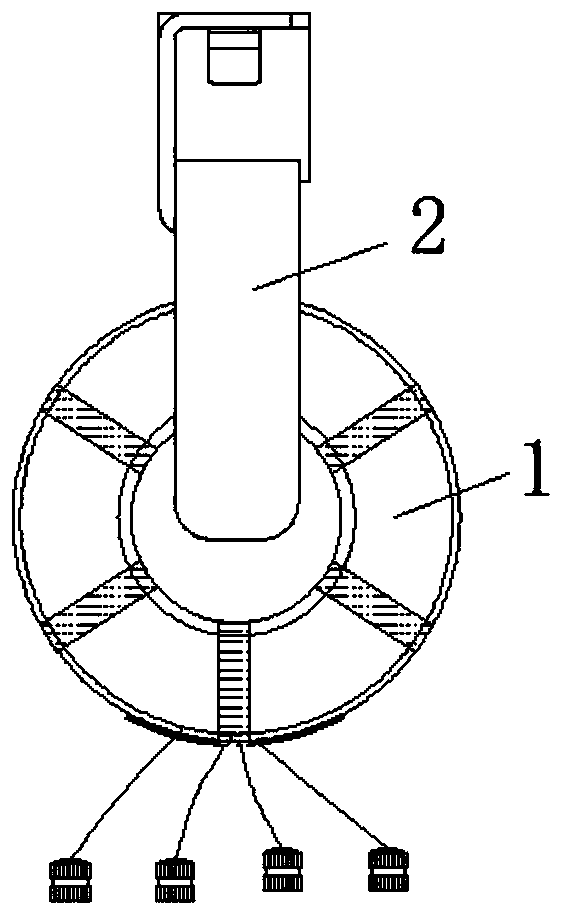 A device and method for installing and pre-adjusting molds of transformer coils based on APG