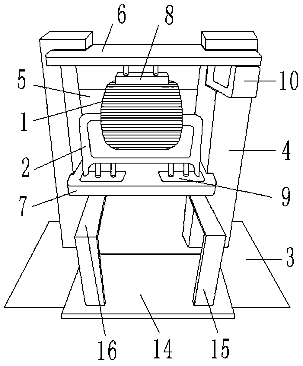 A device and method for installing and pre-adjusting molds of transformer coils based on APG