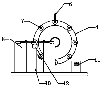 Efficient sensor base lead cutting-off device and using method thereof