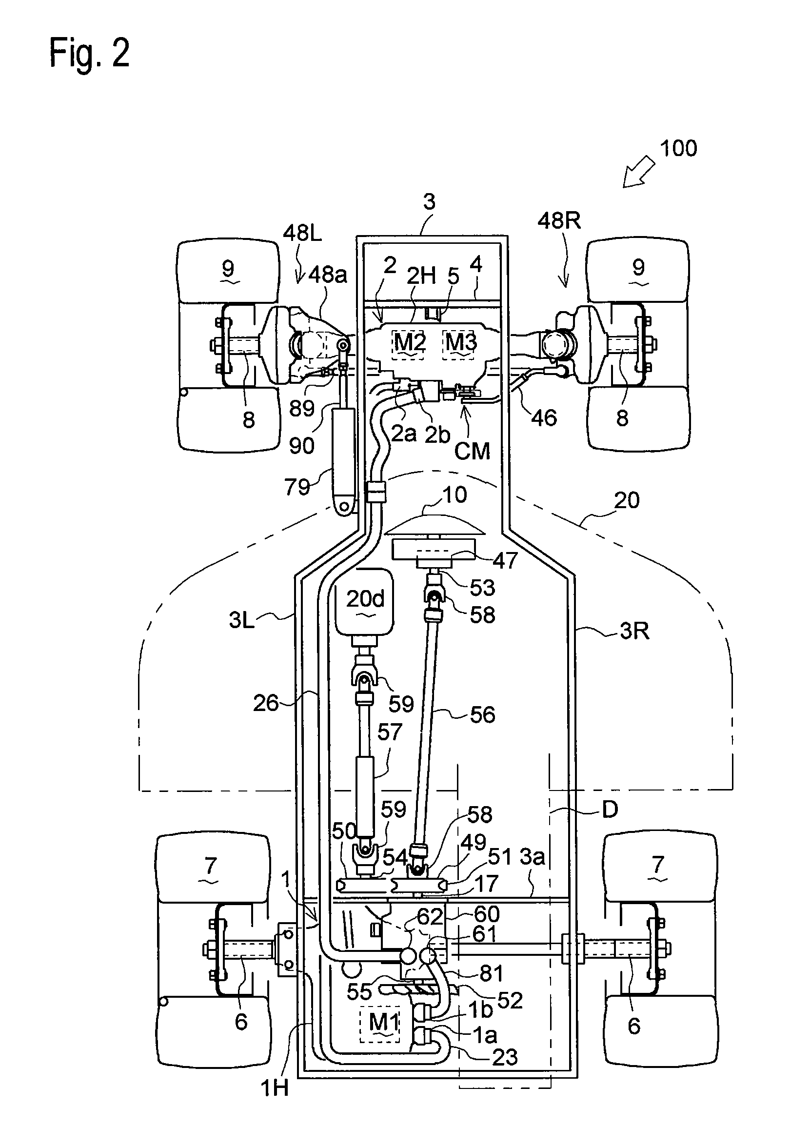 Hydraulic Drive Vehicle with Cooling System