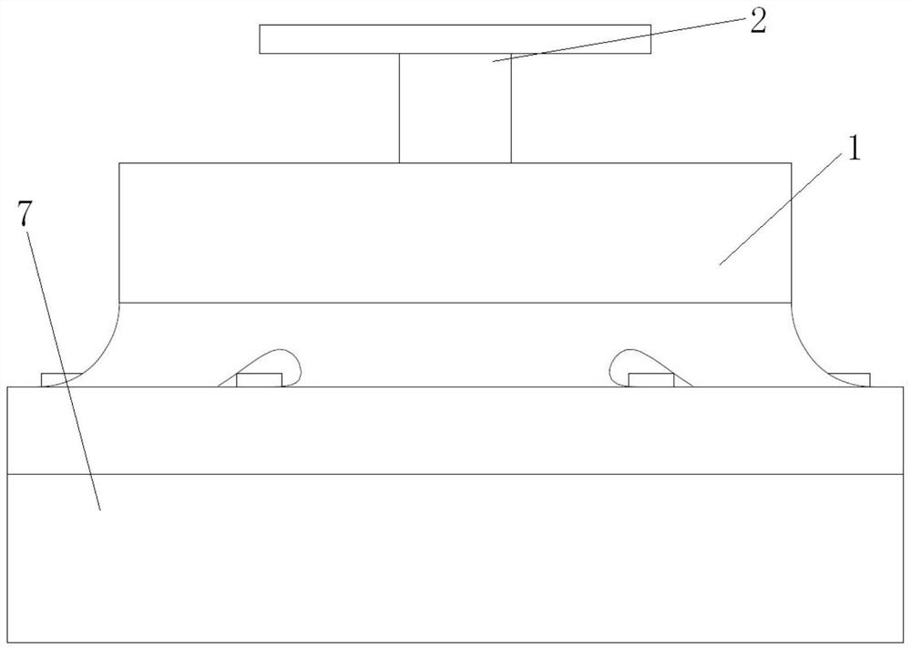 A light mechanical molecular spring vibration isolation buffer device