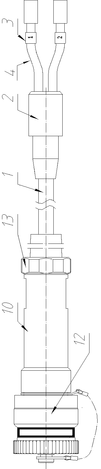 Tail accessory for optical fiber connector, optical fiber connector and optical cable assembly