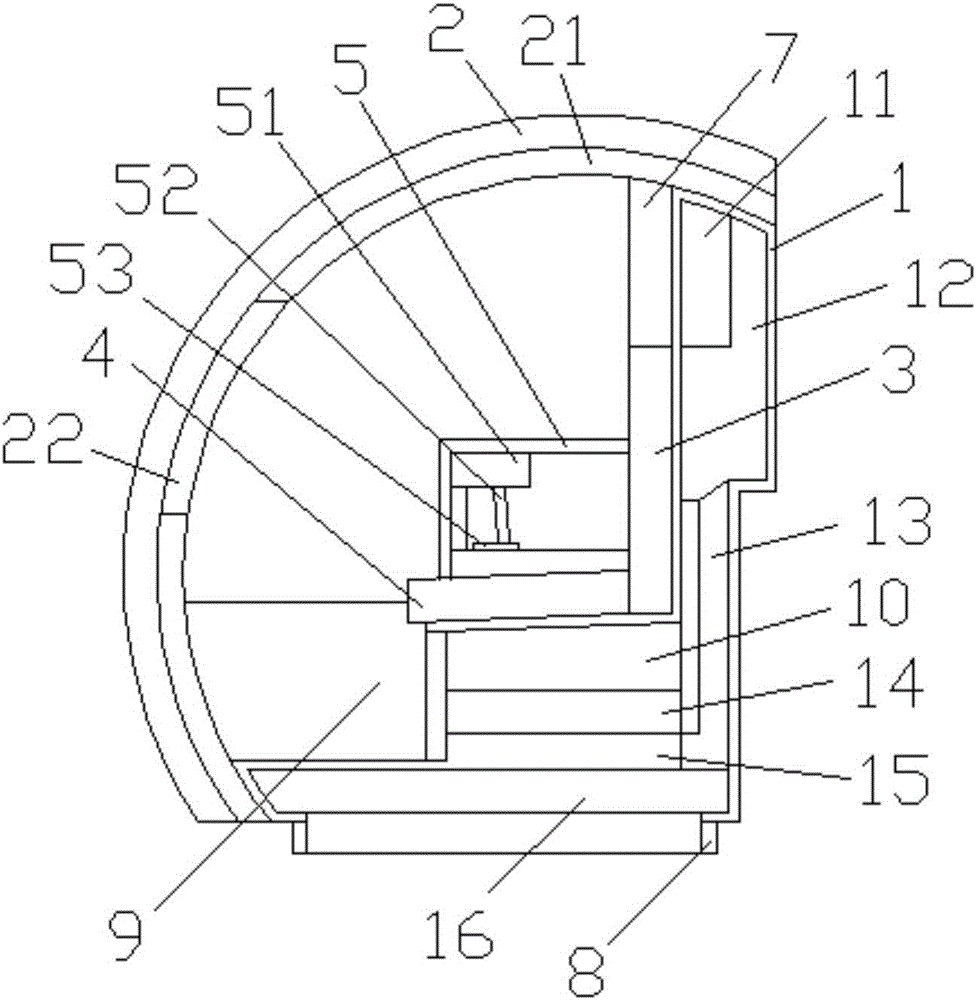 Chair type suspension aircraft