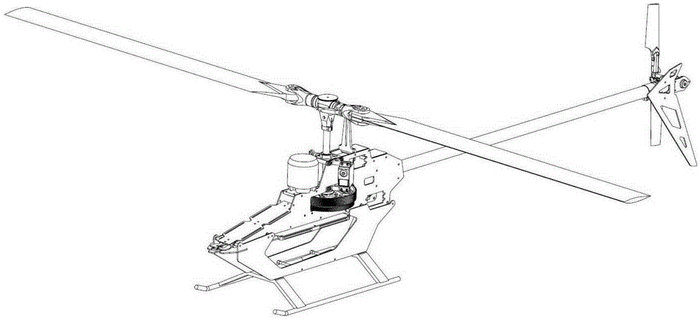 Oil-drive variable-pitch quad-rotor unmanned aerial vehicle