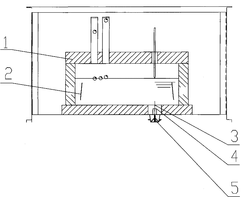 Crucible pot for manufacturing ultra-fine continuous glass fiber