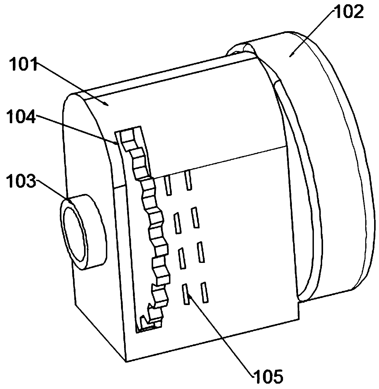 Electromagnetic friction counteracting transmission auxiliary device