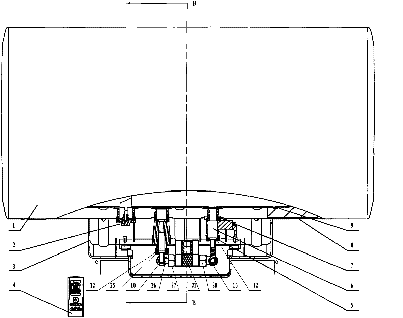 Thermostatic electric water heater