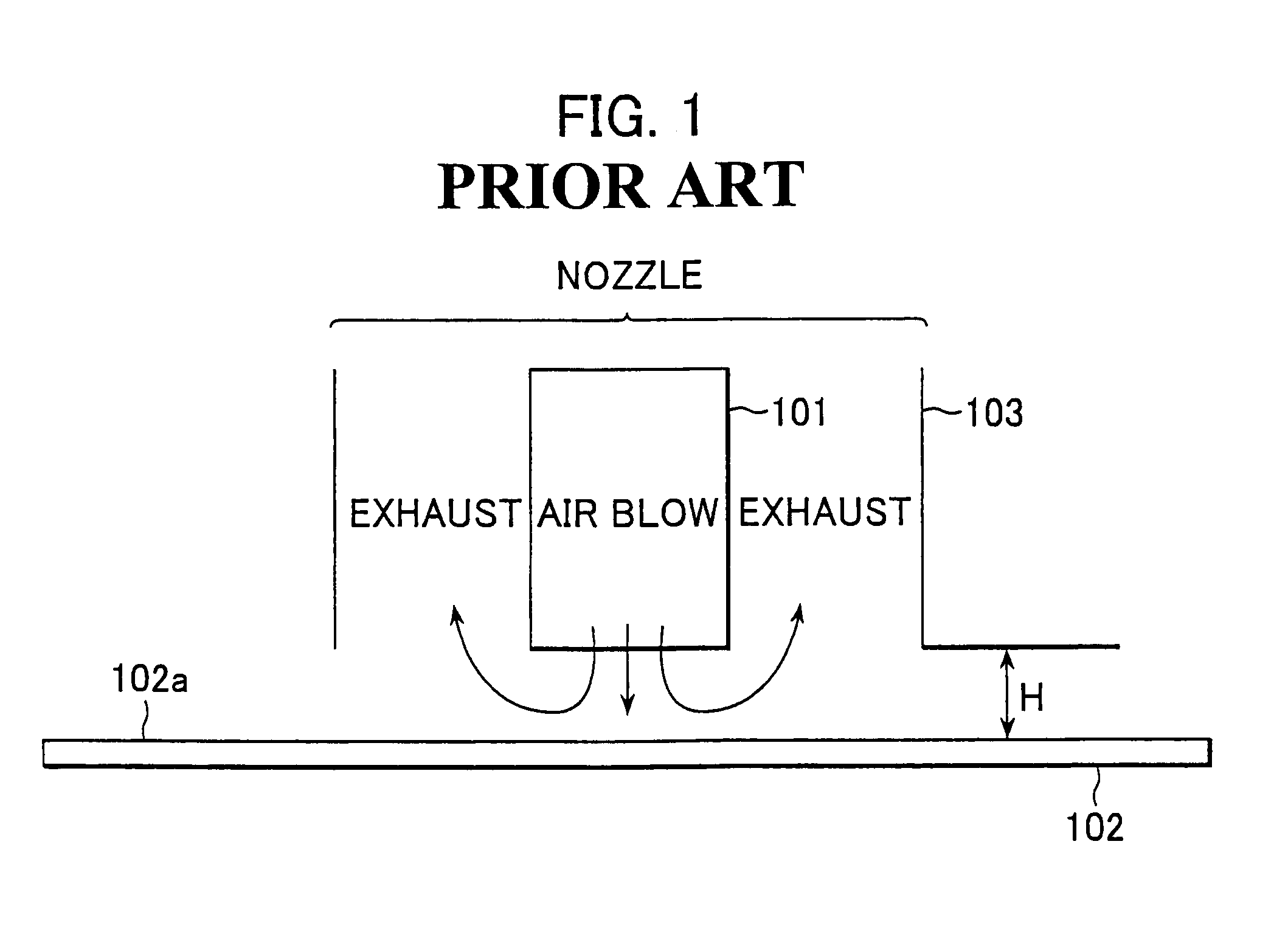 Apparatus and method for cleaning a surface with high pressure air