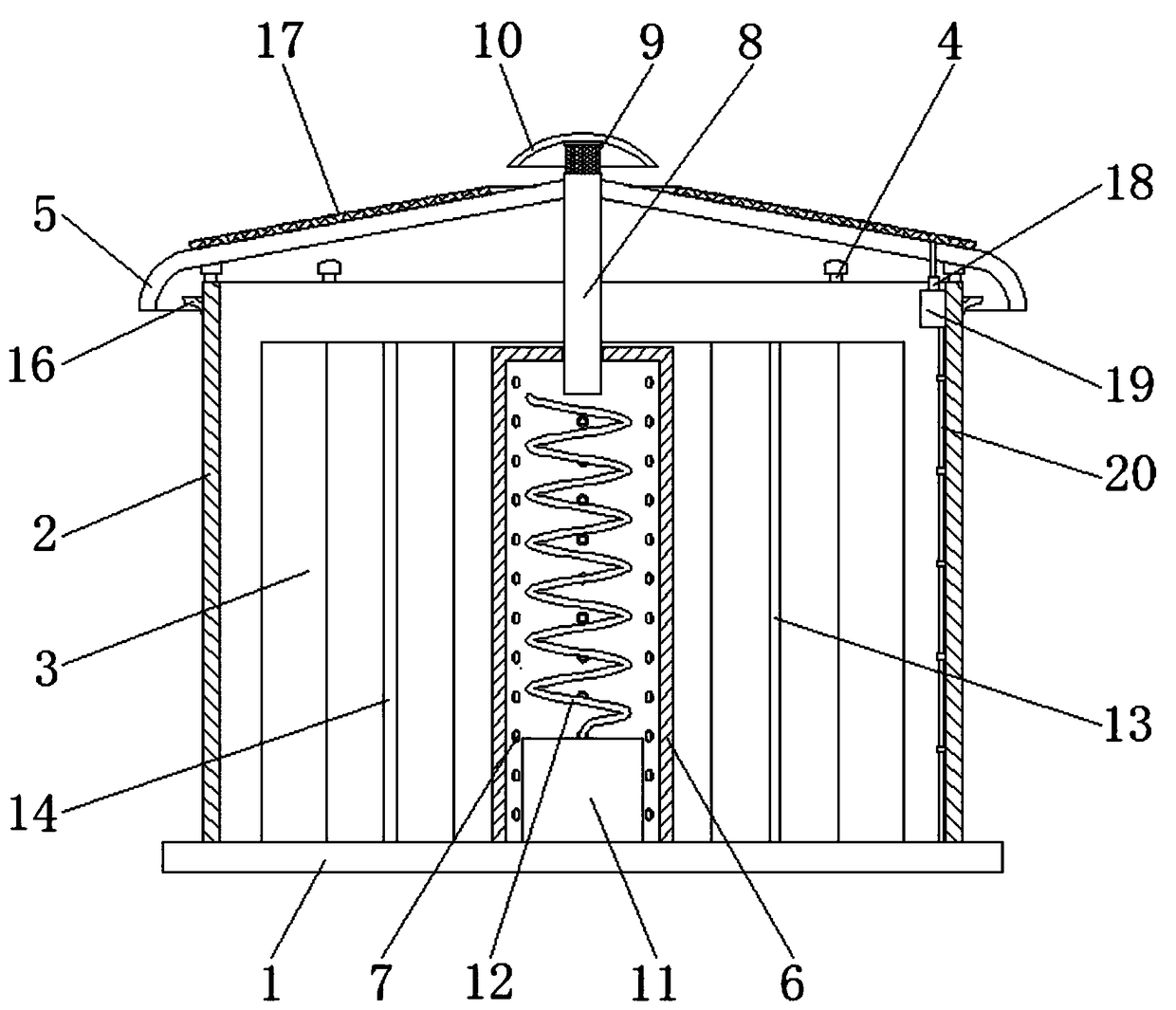 Combined type overwintering apparatus for hornet mating