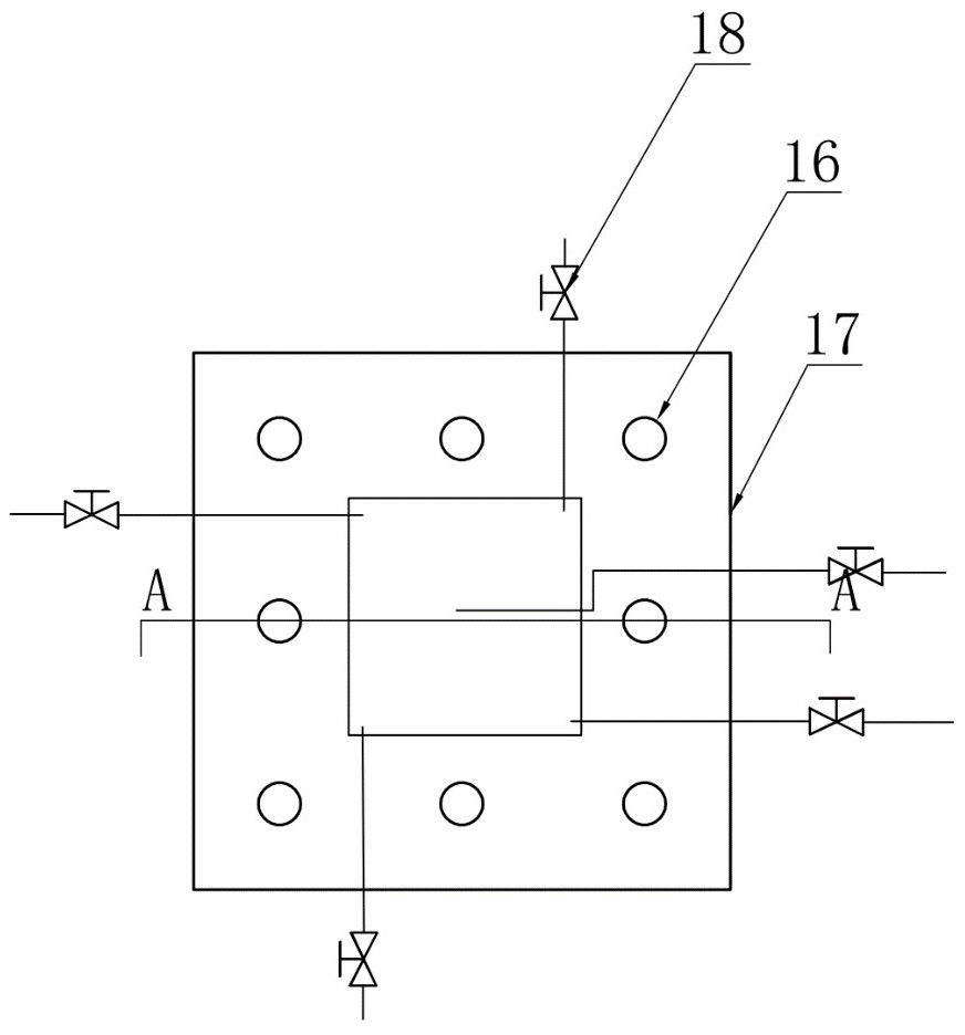 Two-dimensional high-temperature high-pressure macroscopic visual displacement experiment device and use method thereof