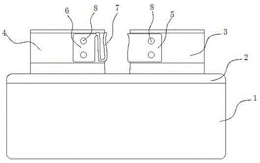 Workpiece clamping device with elastic sheet positioning reference