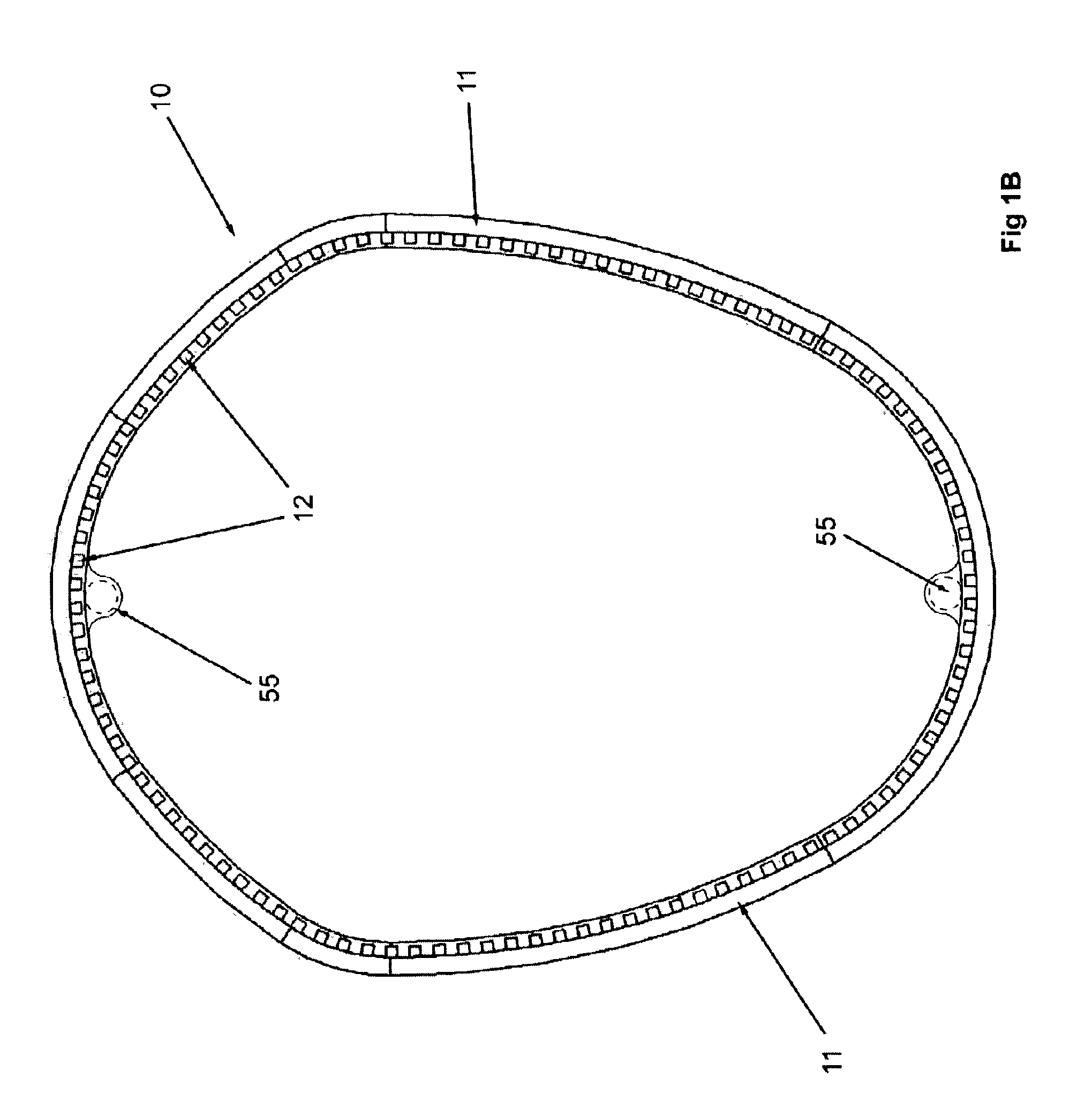 Golf bags in semi-knocked down kit forms, golf bags assembled from such kits and an improved method of assembling golf bags