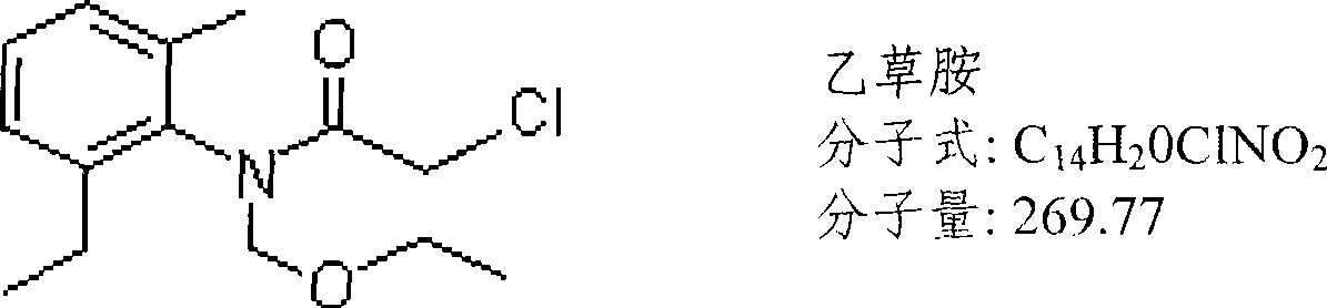 Herbicide composition containing sulfonylurea, pyridine and acetochlor and use thereof