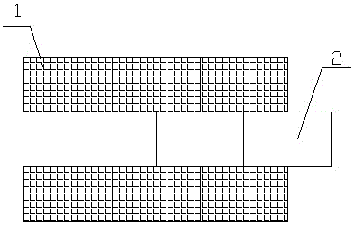 Cast-in-place rigid concrete self-insulation wall composed of openings and opening and closing blocks and wall-building method