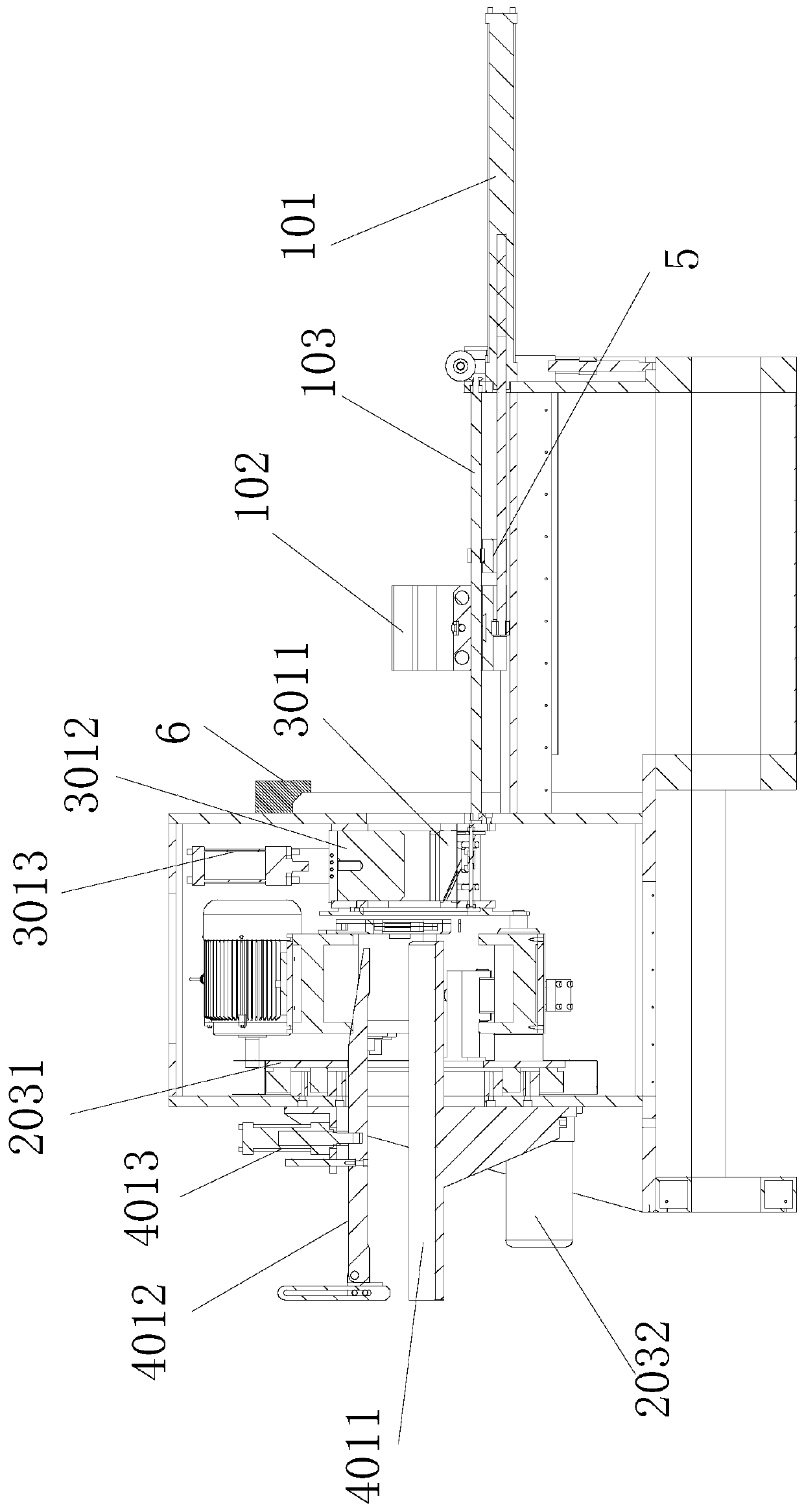 Iron pipe cutting machine