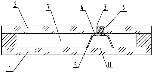 A sealing structure of a vacuum glass suction port