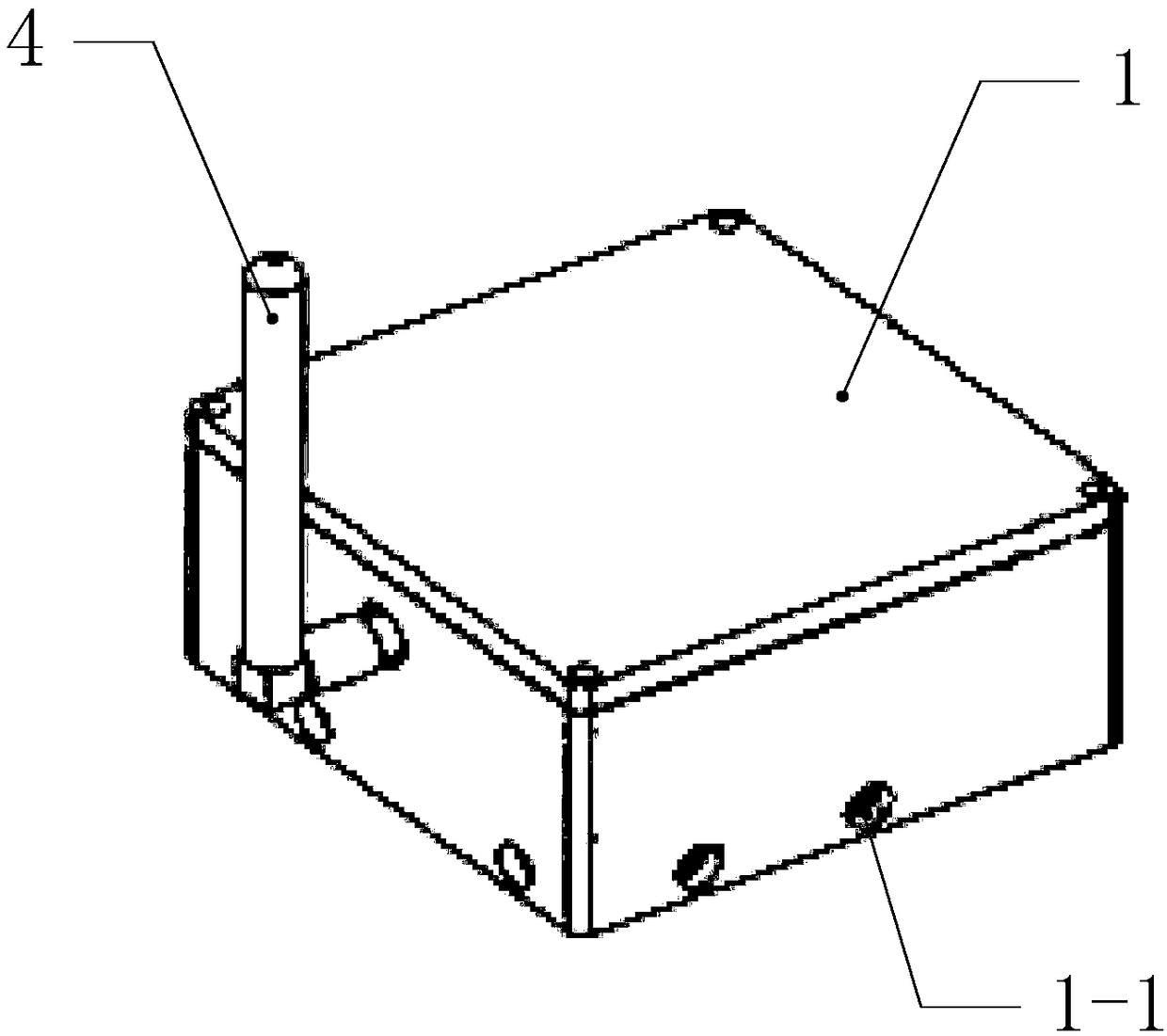 Wireless stress measurement device for construction of electric pole