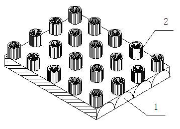 Low-radiation composite vacuum phase-change thermal insulating energy-saving wall board