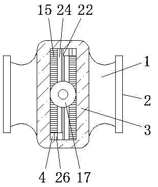 Middle cavity inner swinging type fast-starting and fast-closing gate valve