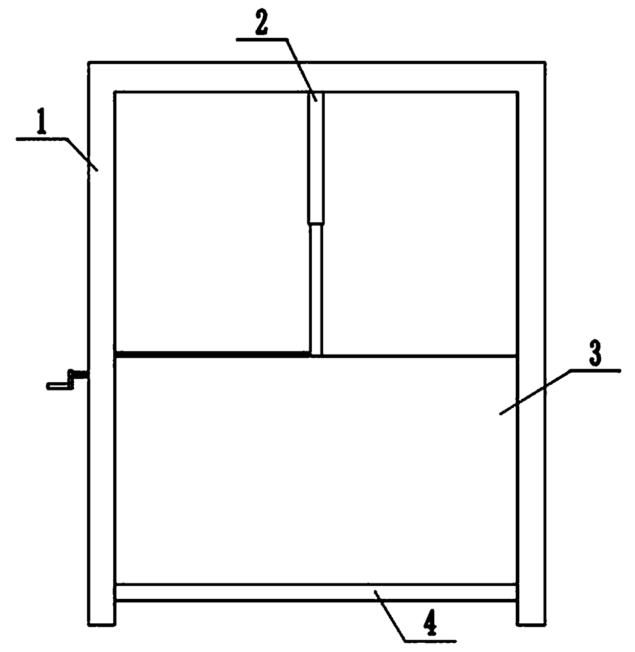 Hydraulic engineering gate water purifying and impurity removing device