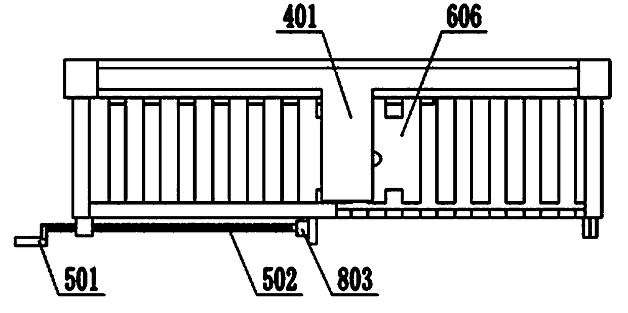 Hydraulic engineering gate water purifying and impurity removing device