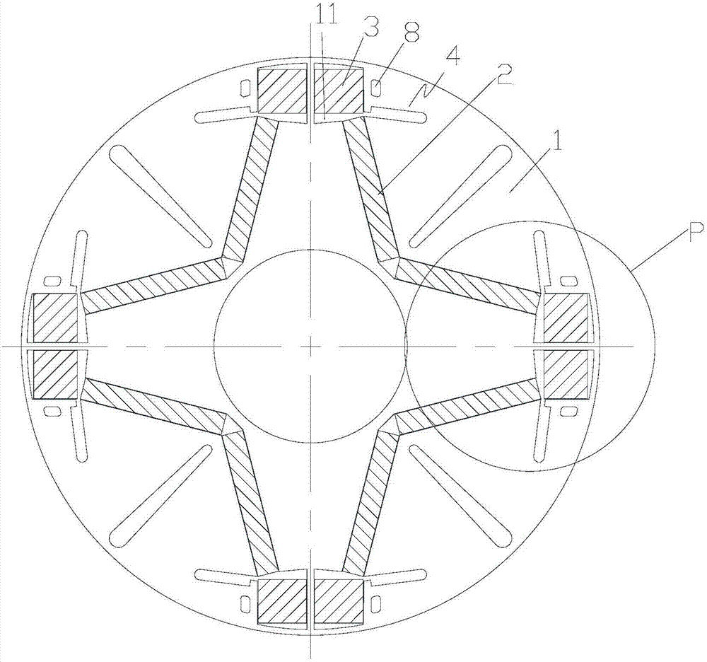 Motor rotor and permanent magnet motor