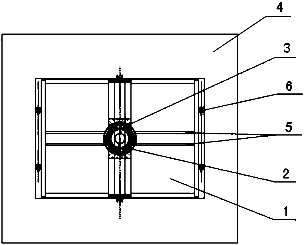 Deep-sea mining conveying hard pipe clamping and swinging device