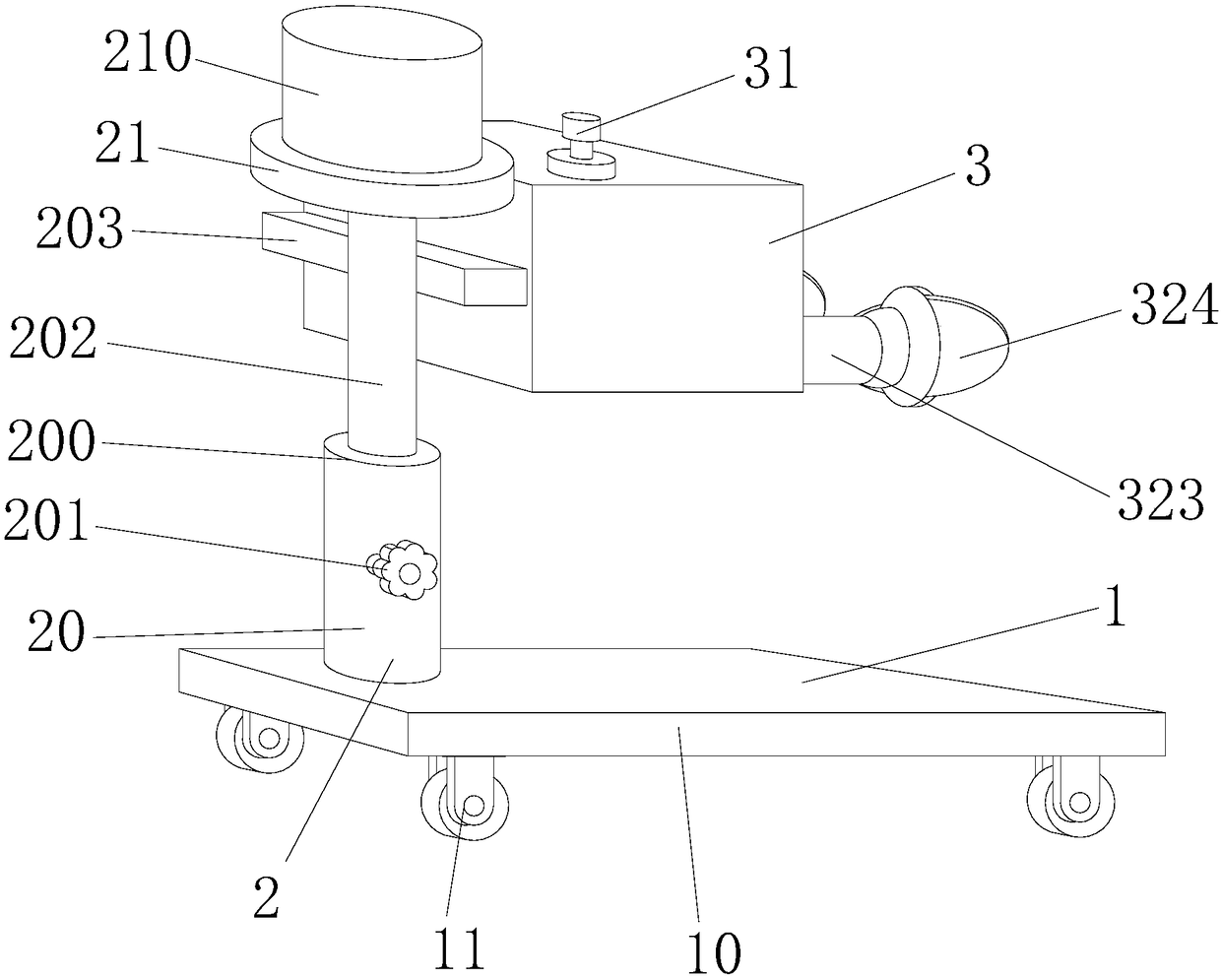 Microwave thermotherapy and treatment device for orthopedics