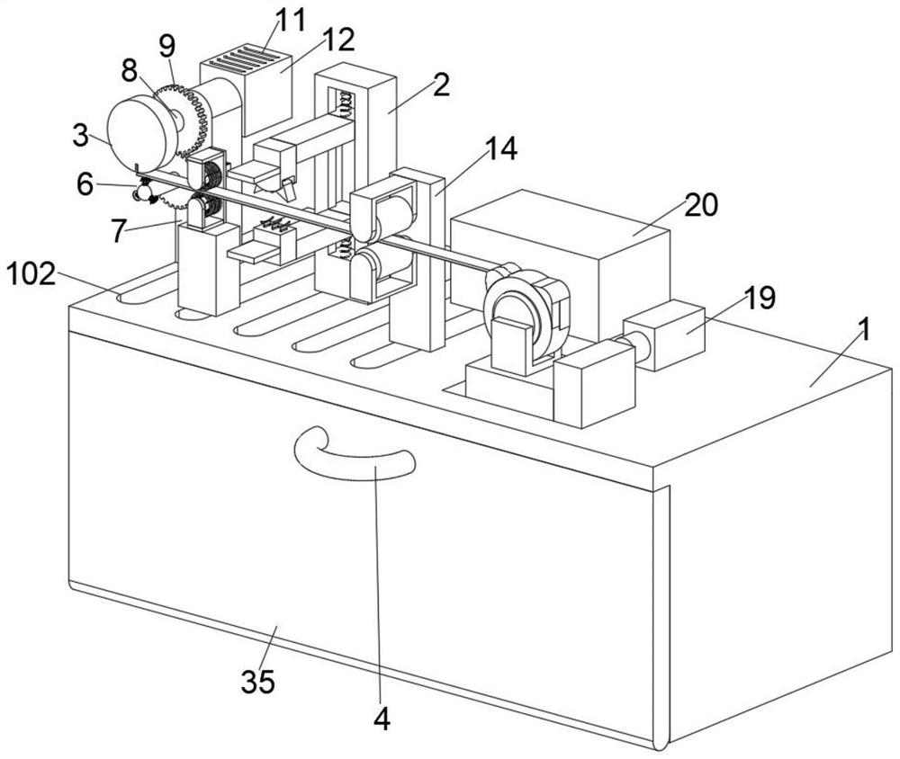 Hand-held steel ruler cleaning device for engineering cost