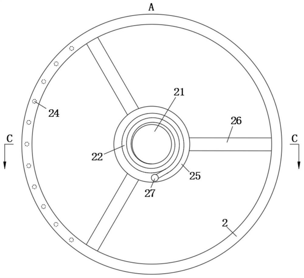 Self-leveling type water conservancy sprinkling irrigation device