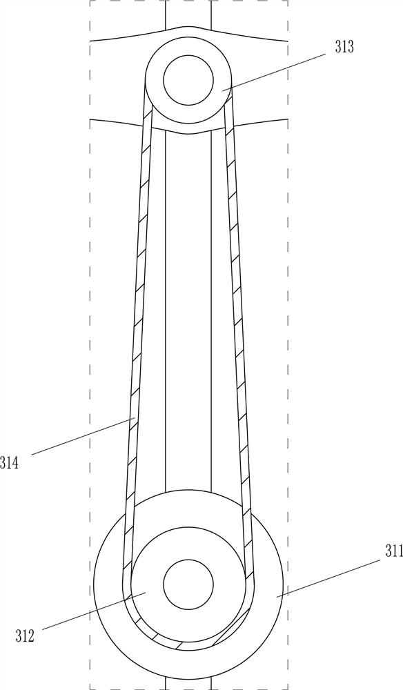 A device for shaking off snow from garden landscape trees