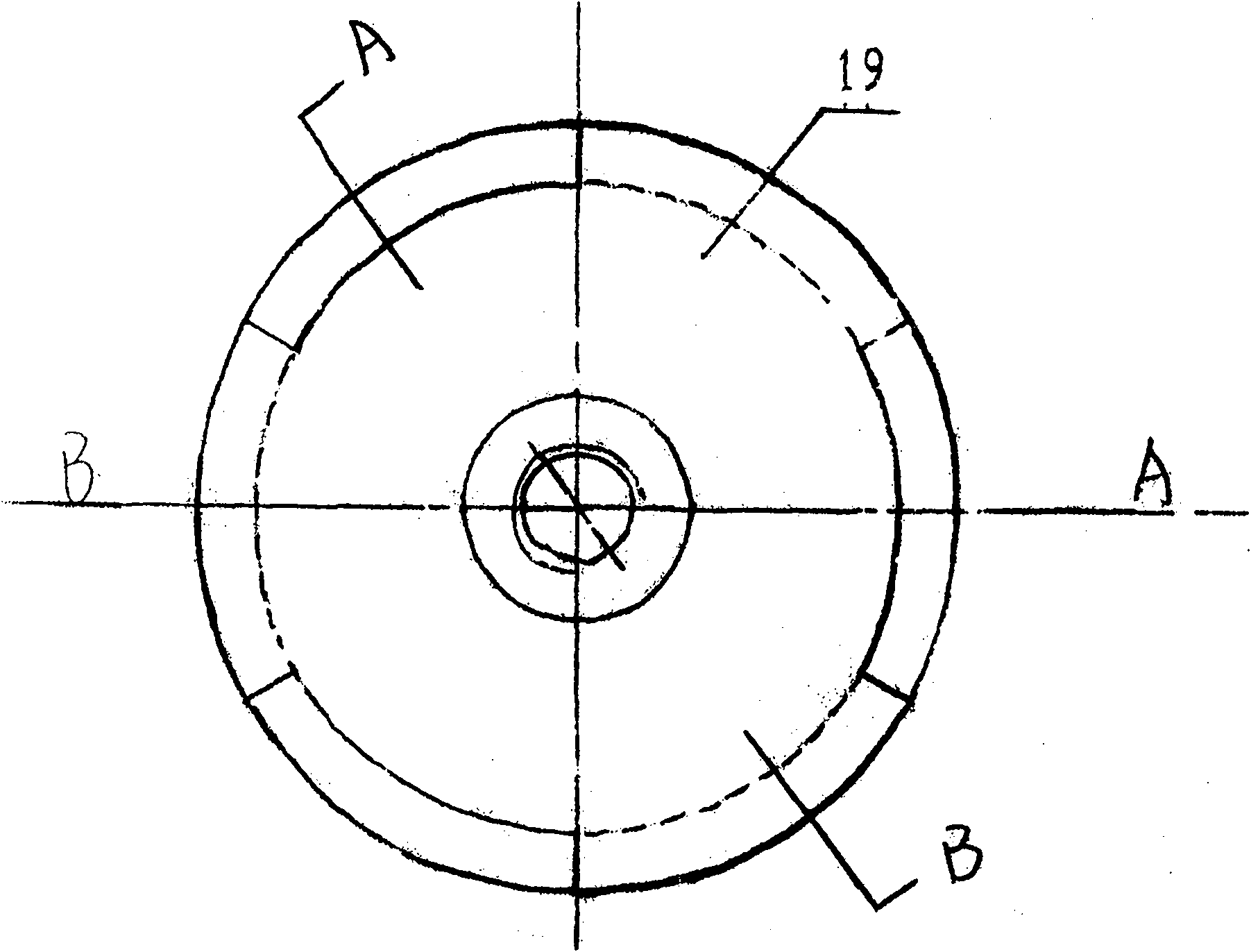 Paper barrel opening edge reeling machine