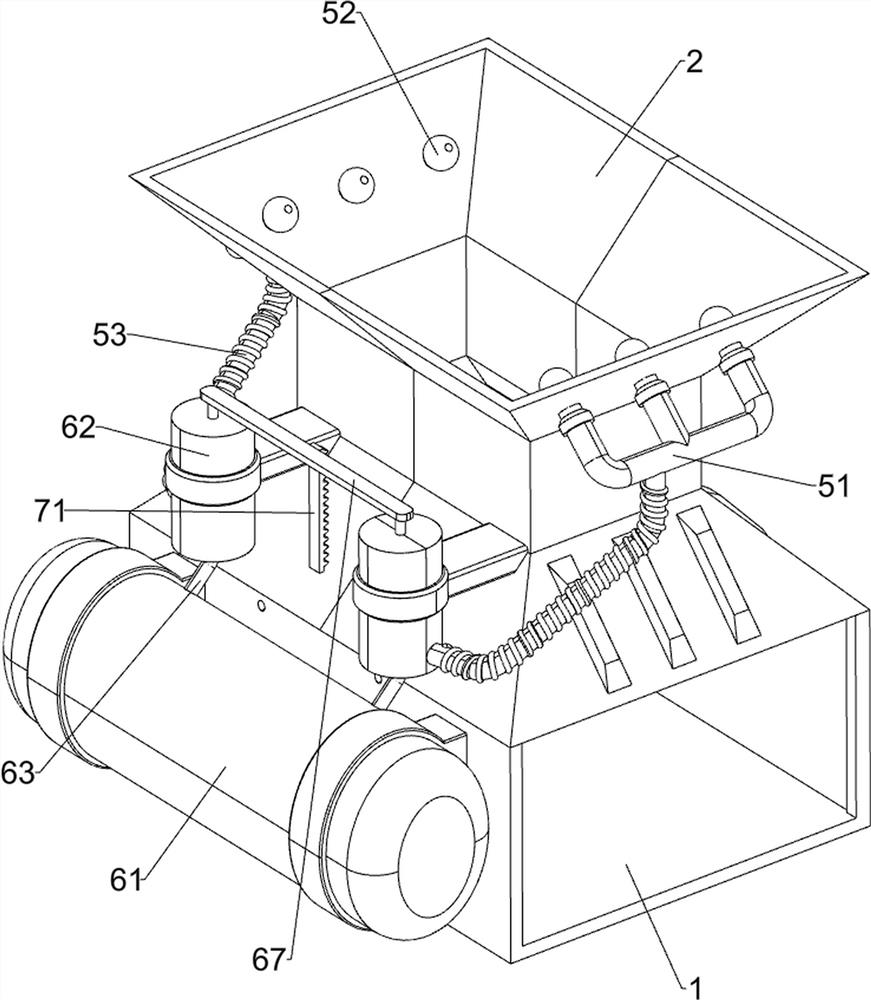 Automatic waste collecting and processing device of aluminum silicate silk floss throwing machine