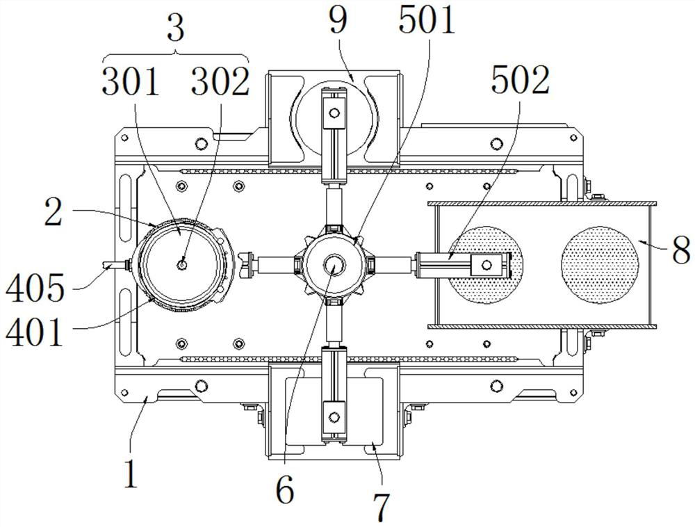 Silicon wafer processing fragmentation device and fragmentation method thereof