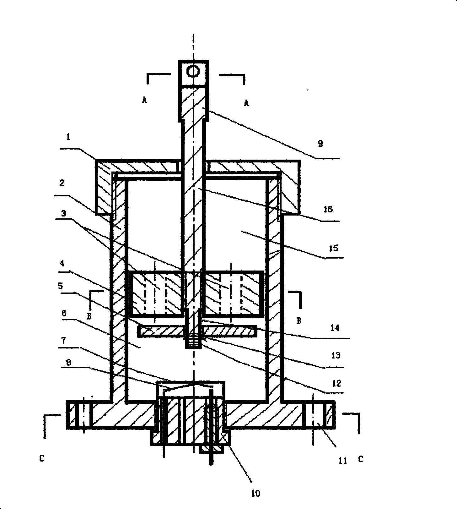 Safety valve of accelerator pedal motor vehicle