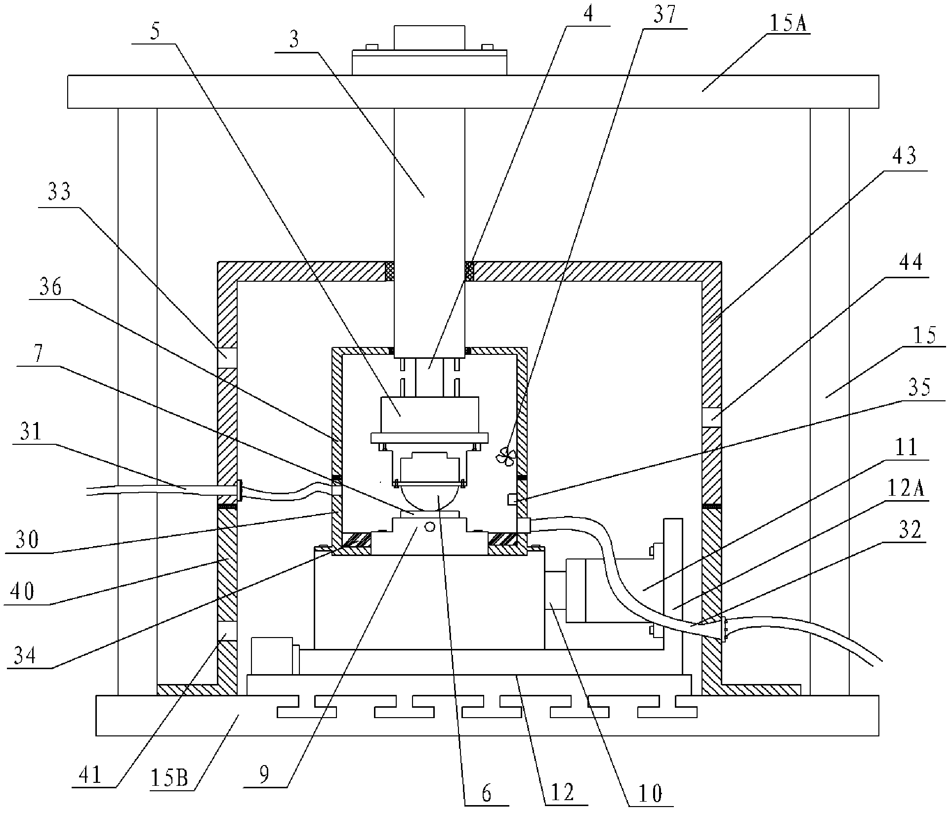 Tester and method for testing test environment controllable multi-directional fine motion fatigue