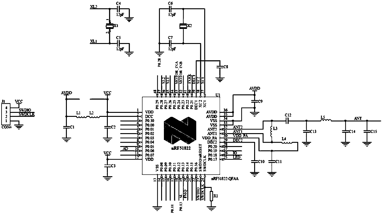 Intelligent Bluetooth padlock control device and intelligent Bluetooth padlock