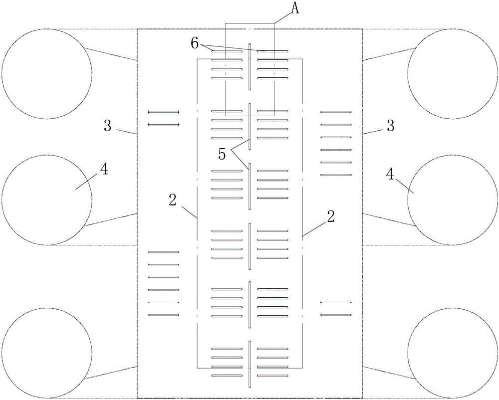 Combustion chamber structure of circulating fluidized bed boiler