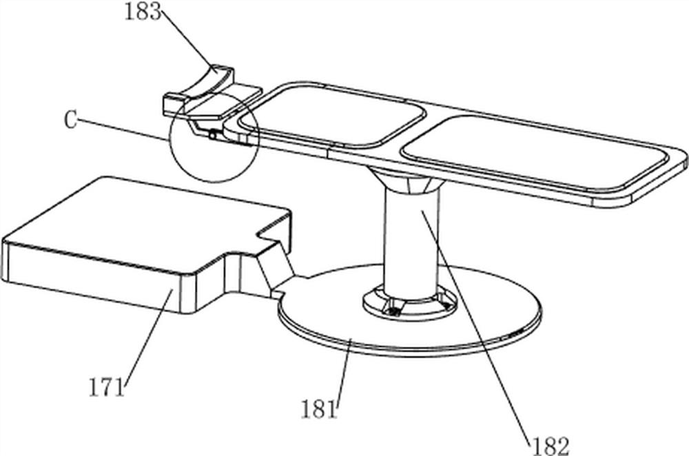 Eye flushing device for ophthalmology department